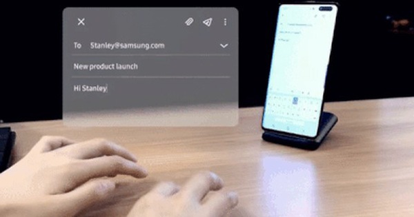 Bàn phím vô hình vừa trình làng bởi Samsung: Công nghệ không dành cho người quen 