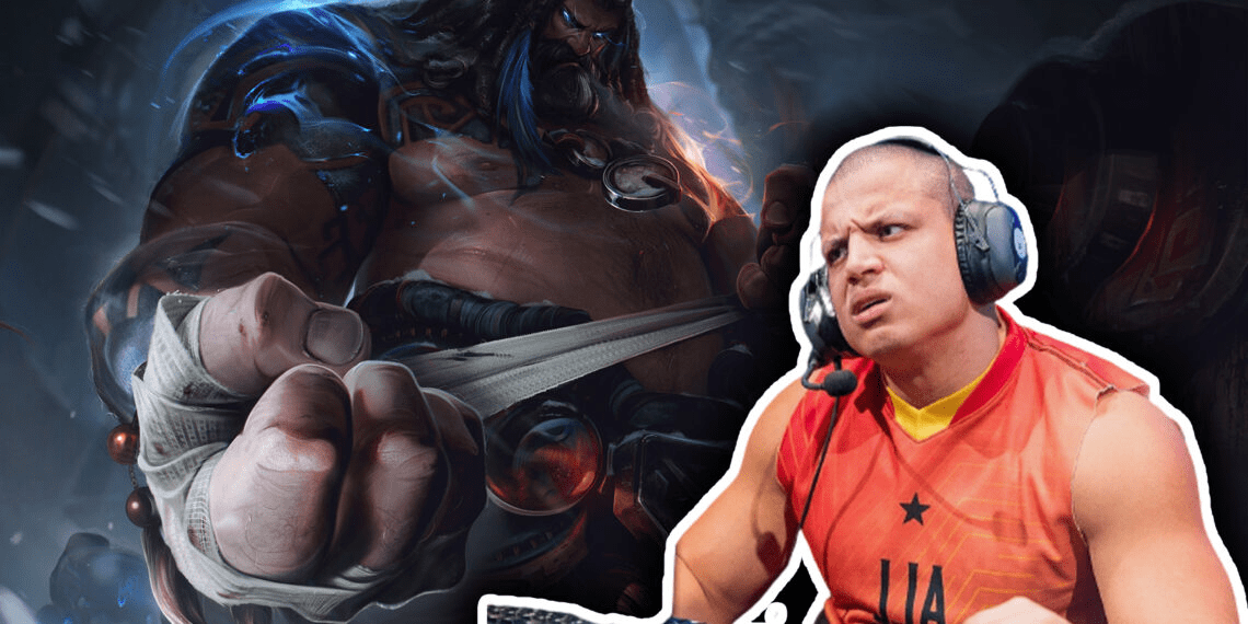 Tyler1 chỉ trích Riot khi không giảm sức mạnh vị tướng OP này