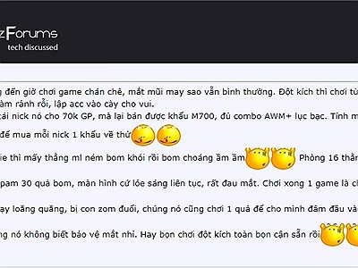 Đột Kích: Cười ngả nghiêng với kỉ niệm chơi game của thành viên diễn đàn Voz.