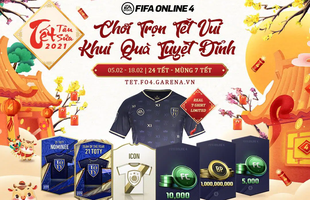 FIFA Online 4 tung sự kiện đón Tết 2021: Cơ hội sở hữu 21TOTY, ICONS cùng vô số FC hoàn toàn miễn phí