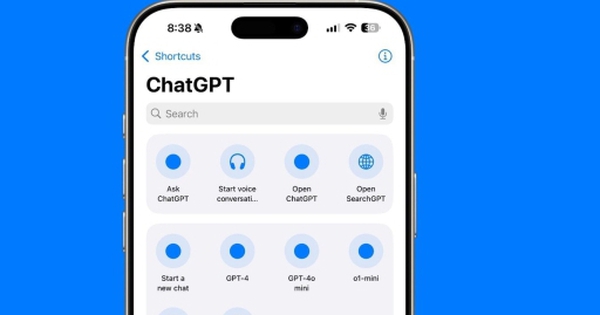 Hướng dẫn tạo phím tắt ChatGPT search trên iPhone