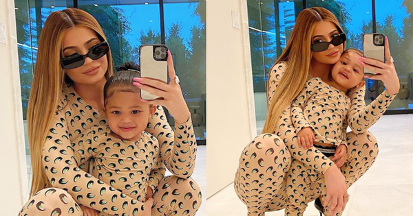 Cặp mẹ con hot nhất Hollywood Kylie Jenner - Stormi cứ mặc đồ đôi là gây bão, lần này bé được chú ý hơn cả mẹ