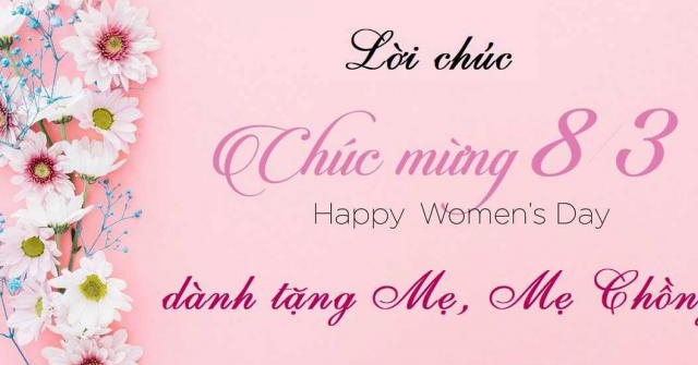 Lời chúc 8/3 cho mẹ ấm áp, ý nghĩa và tình cảm nhất