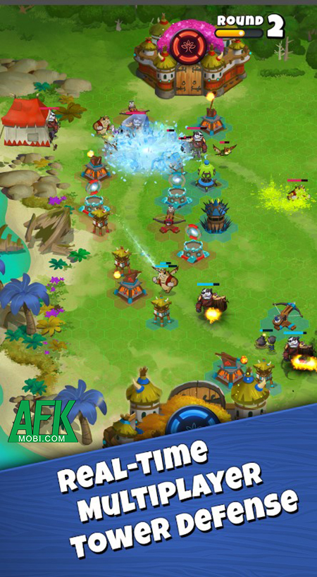 Tower Rush Legends game chiến thuật thủ tháp PvP lấy chủ đề thế giới động vật