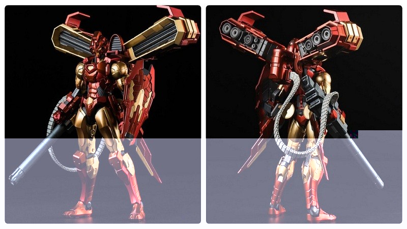 Sốt xình xịch với sự kết hợp chất phát ngất giữa Iron Man và Gundam