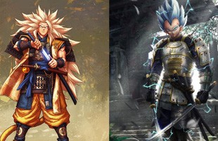 Phát sốt trước những hình cực ngầu của Goku và các nhân vật anime nổi tiếng khi trở thành kiếm sĩ