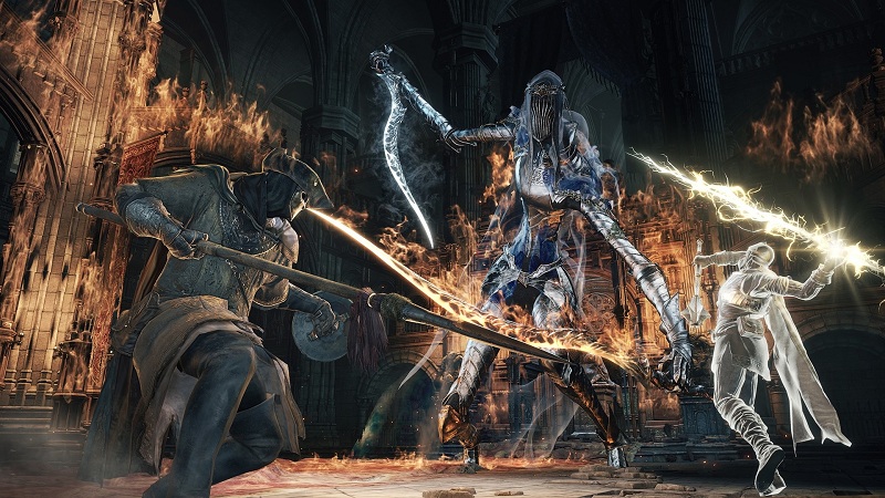 Chiến Dark Souls với tay cầm lạ, nam game thủ mệt như đóng cảnh hành động ngoài đời