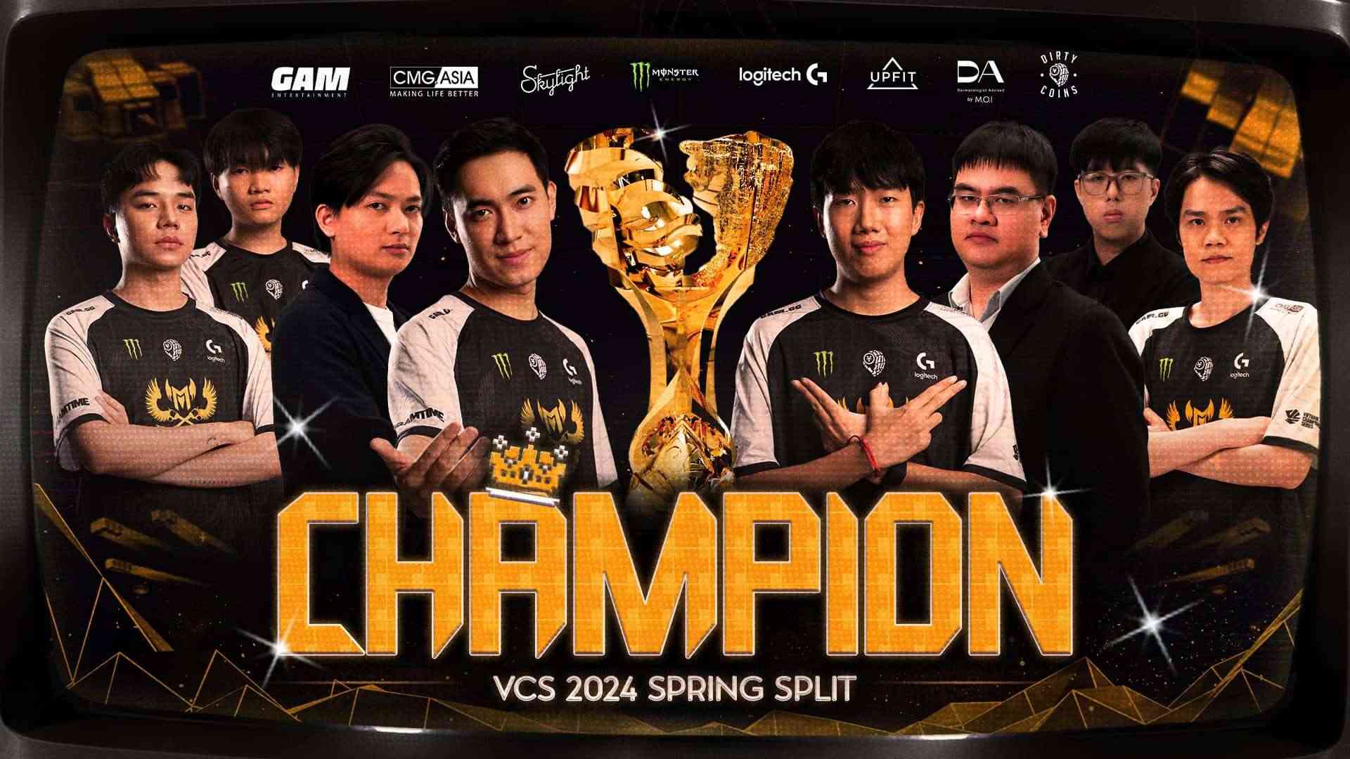 LMHT: Đánh gục VKE với kết quả 3-1, GAM giành cúp vô địch VCS thứ 10 và vé đến MSI 2024