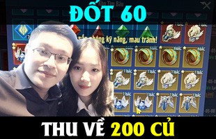 Đại gia Vệ Thần đốt tiền trong đêm khiến con dân nín thở: 5 phút 60 triệu, thu về 200 củ kèm 