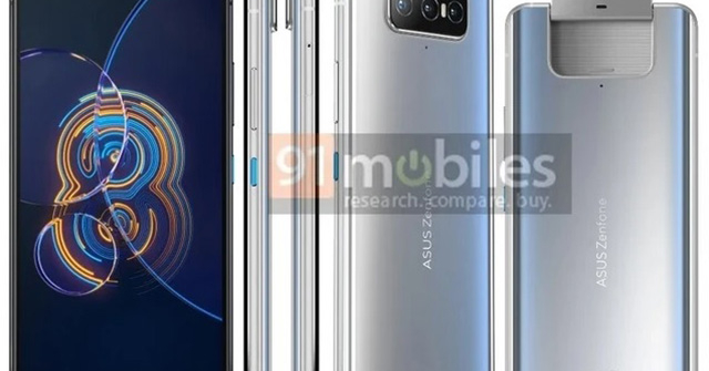 Asus Zenfone 8 Flip lộ concept toàn màn hình, hiệu năng 