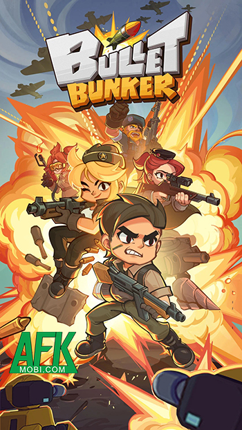 Phòng thủ trước lực lượng quân đội thù địch trong bối cảnh Thế chiến 2 với game Bullet Bunker