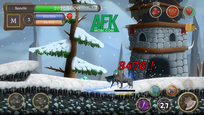 Stonelied: Action Rush Rampage game hành động cuộn cảnh mang chất cổ điển