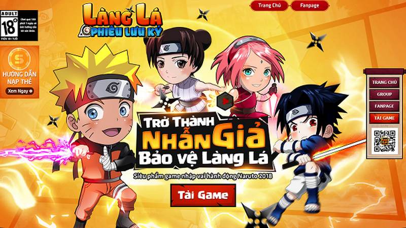 Làng Lá Phiêu Lưu Ký chính thức ra mắt trang landing, ấn định Alpha Test 15/06/2018