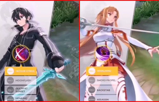 Liên Quân Mobile hợp tác Sword Art Online: Kirito và Asuna sở hữu kỹ năng của Allain và Butterfly