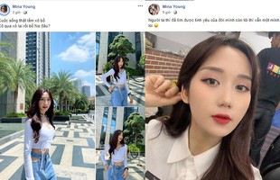 Noway vừa hẹn hò cùng hot girl 'Người Ấy Là Ai', cô Mina Young đã đăng status tâm trạng, tuyên bố 'tuyển người yêu'