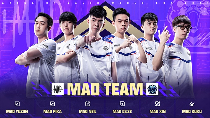 Đội hình MAD Team chào đón Yuzon trở lại trước thềm AWC 2021