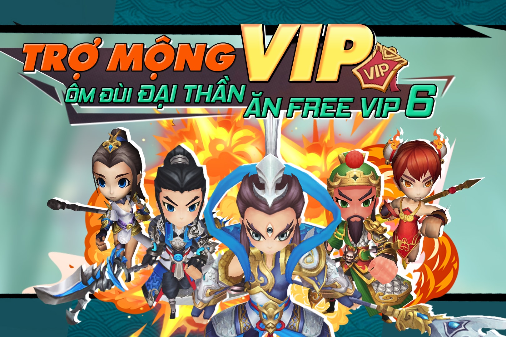 Kiếm Khách Ca Ca tặng Free VIP 6 vĩnh viễn cho game thủ khi Open Beta 09/07