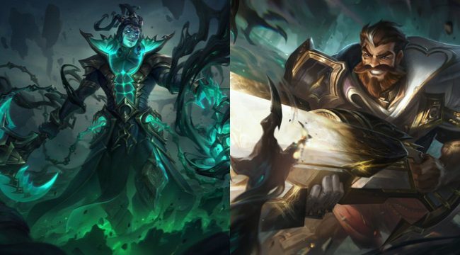 LMHT: Thresh lộ mặt trong loạt skin Đại Suy Vong mới, hội Ánh Sáng Tối Cao cũng có thêm thành viên