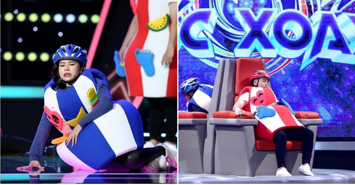 Lần đầu tiên xuất hiện gameshow có vòng xoay khổng lồ khiến các nghệ sĩ phải chắp tay chào thua