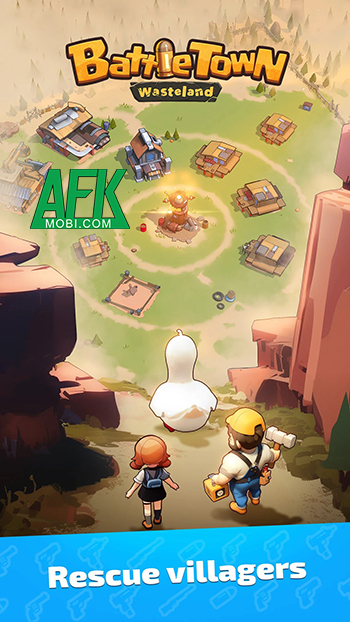 Nhập vai một chú ngỗng dẫn dắt những người sống sót với game BattleTown: Wasteland