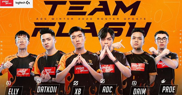 Chính thức: Daim gia nhập Team Flash, đội hình toàn sao của nhà đương kim vô địch thách thức cả ĐTDV