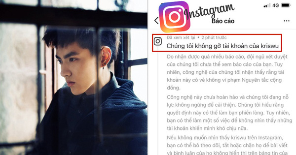 Tài khoản Ngô Diệc Phàm bị bão report sau scandal hiếp dâm, nhưng câu trả lời của Instagram mới là điều khiến netizen thất vọng