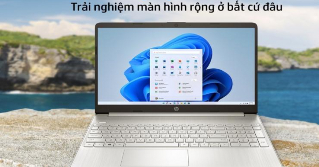 Đánh giá máy tính xách tay HP 15s: Trải nghiệm màn hình rộng ở bất cứ đâu 