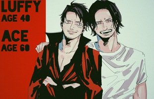 One Piece: Thời gian không tha một ai dù có là Vua Hải Tặc, loạt fanart Luffy phiên bản 