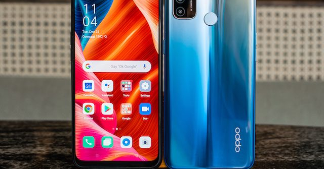 Oppo A53 trình làng: Màn hình siêu nhạy, pin 