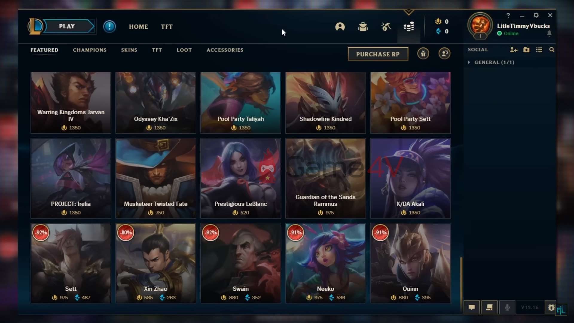 Không chỉ Garena, máy chủ LMHT của Riot Games cũng xuất hiện lỗi game trong cửa hàng