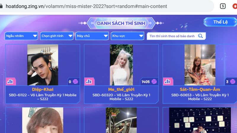 3 bước đơn giản để rinh quà khi bình chọn cho thí sinh Miss & Mister VLTK 2022