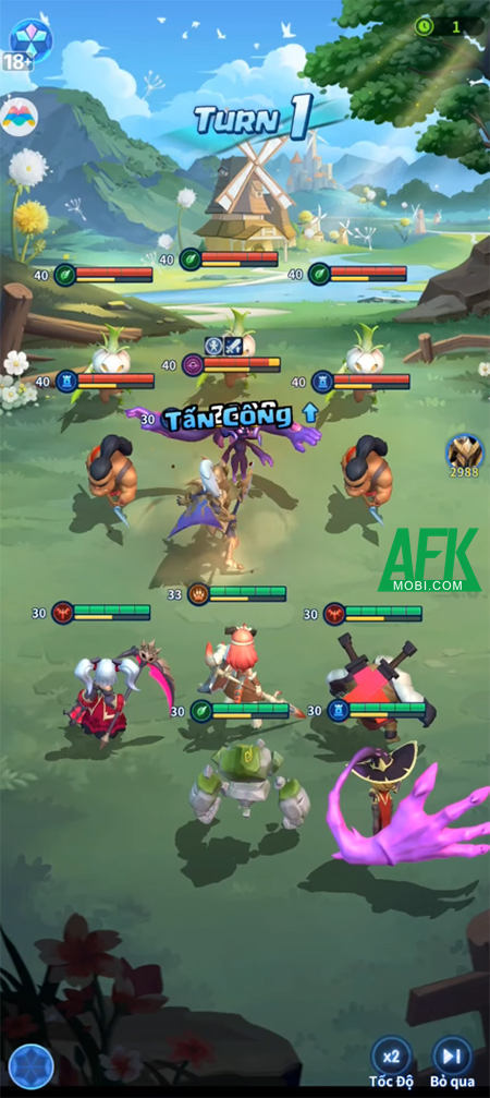 Game đấu tướng Hero Clash vừa thử thách khả năng chiến thuật lẫn trí tuệ của người chơi