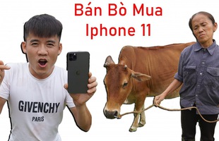 Con trai bà Tân Vlog troll mẹ một vố siêu to khổng lồ, bán bò lấy 40 triệu mua iPhone 11 Max Pro khiến bà phẫn nộ