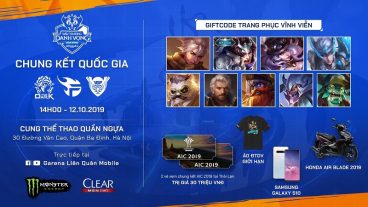 Chính thức mở bán vé vòng Chung kết Đấu trường Danh Vọng mùa Đông 2019 từ ngày 05/10 - eSports