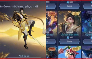 Garena thông tin chính thức vụ Murad Chí Tôn hiển thị giá 399 Quân Huy: Không có thiệt hại nào cho người chơi