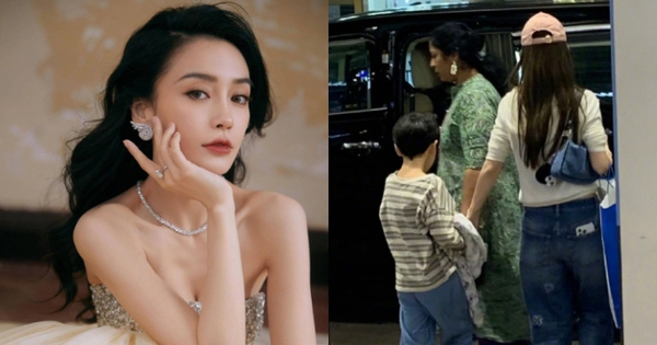 Angelababy đưa con trai đi dạo phố giữa lúc Huỳnh Hiểu Minh bận rộn yêu đương cùng bạn gái hot girl