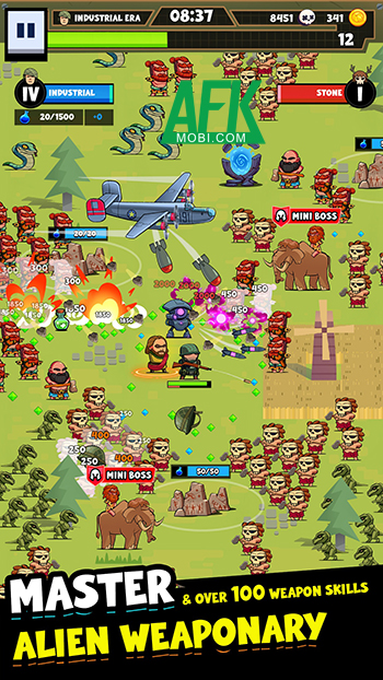 Empires Survivors! thử thách người chơi trong việc sinh tồn đồng thời phát triển đế chế của mình