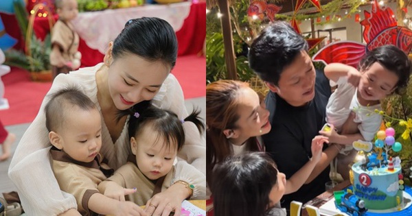 Trung thu của các con sao Việt: Cặp song sinh nhà Phương Oanh cùng mẹ phá cỗ, quý tử Trường Giang lộ rõ vẻ điển trai