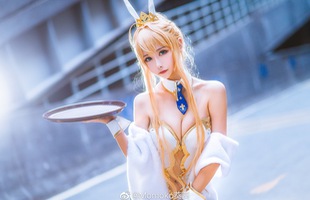 Ngắm nàng Vua nước Anh Arturia Pendragon bước ra đời thật qua loạt ảnh cosplay đẹp mắt