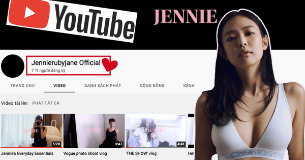 Kênh YouTube của Jennie (BLACKPINK) cán mốc 7 triệu subscribe, nhưng vẫn chỉ đứng thứ 2 Kpop?