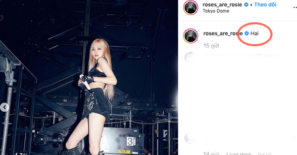 Rosé (BLACKPINK) đăng ảnh thần thái ngút ngàn rinh ngay triệu like, nhưng dòng trạng thái tiếng Việt kèm theo mới gây bão