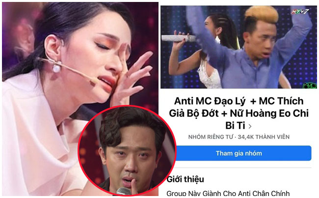 Đến lượt Trấn Thành - Hari Won bị lập nhóm anti-fan chung với Hương Giang, lý do không nói cũng biết