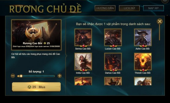 RƯƠNG CHỦ ĐỀ: CAO BỒI