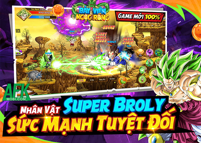 Bảy Viên Ngọc Rồng game Dragon Ball mới toanh sắp trình làng giới game thủ Việt