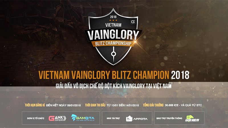 GAMOTA làm nóng cộng đồng Vainglory cùng giải đấu Blitz lớn nhất thế giới