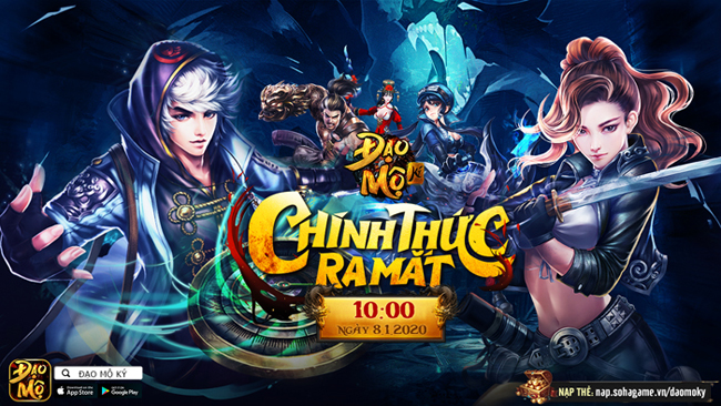 Đạo Mộ Ký Mobile tặng giftcode khủng game thủ nhân dịp ra mắt