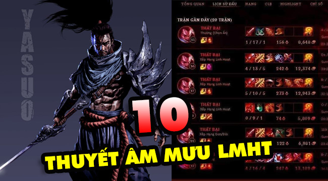 TOP 10 thuyết âm mưu về LMHT nghe vô lý nhưng lại cực kỳ thuyết phục