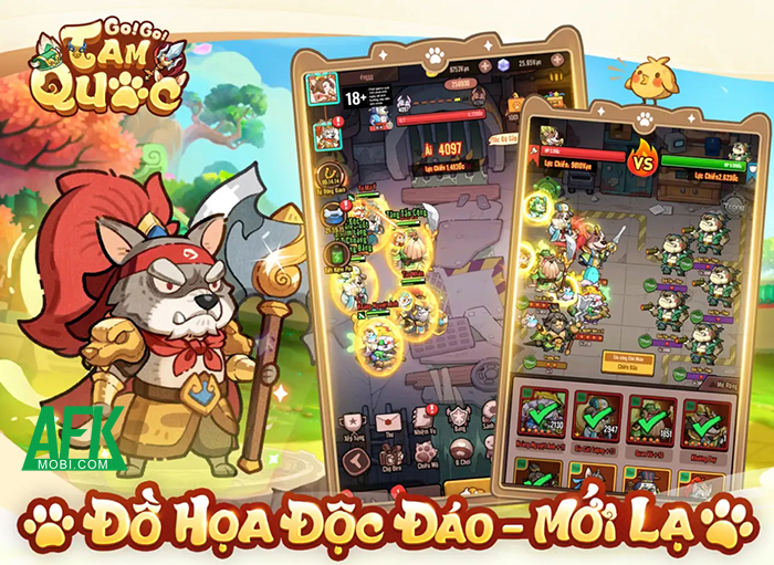 Game khuyển tướng tranh hùng GoGo Tam Quốc ấn định ngày ra mắt