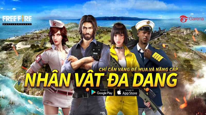 Free Fire: Update khủng cho người chơi chọn nhân vật như game MOBA