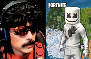 Dr Disrespect không thể tin được khi Marshmello có skin trong Fortnite trước cả Ninja